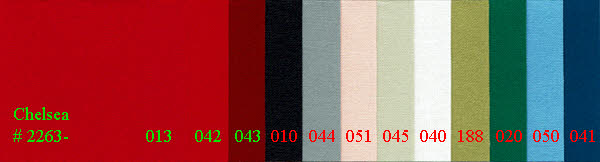 Buchleinen in 11 Farben, # 2263 - 188 nicht mehr lieferbar